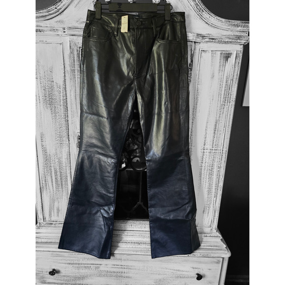 NWT Citizens of Humanity High-Rise Black Leather Pants - 29 waist - Picture 5 of 5